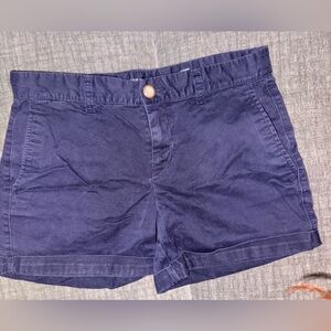 GAP Navy Blue Khaki Girlfriend Shorts